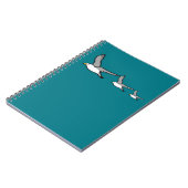 Carnet Trois oiseaux volant haut (Côté gauche)