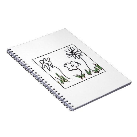 Carnet Trois petites fleurs (Côté Droit)