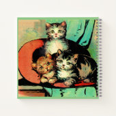Carnet trois petits chatons (Dos)