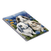 Carnet Trois petits lapins lapins de lapin de lop (Côté Droit)