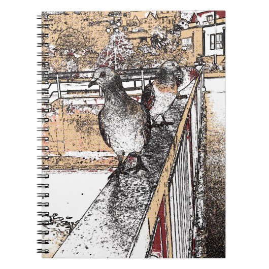 Carnet Trois pigeons (Devant)