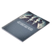 Carnet Trois sorcières à la nuit étoile Halloween Grimoir (Côté gauche)