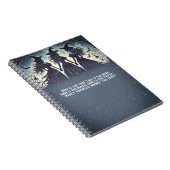 Carnet Trois Sorcières la Nuit Grimoire étoilé d'Hallowee (Côté Droit)