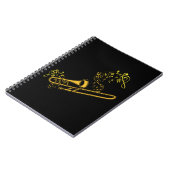 Carnet Trombone Player Brass Music Instrument Big Band (Côté gauche)