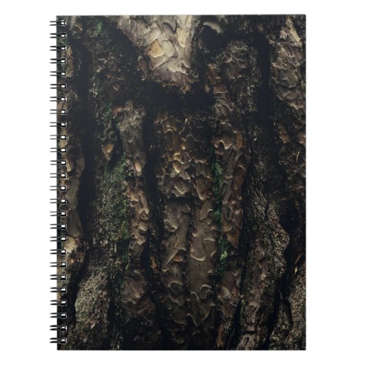 Carnet tronc d'arbre Brown et noir (Devant)