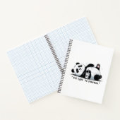 Carnet Trop azy pour fonctionner - Lazy Panda (Intérieur)