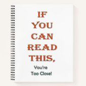 Carnet Trop étroitement (Devant)