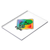 Carnet Trop gay pour la terre Drôle Alien OVNI (Côté gauche)