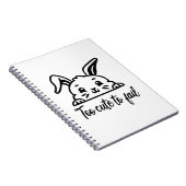 Carnet Trop mignon pour échouer (Côté Droit)