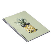 Carnet Tropical Aloha Pineapple with Sunglasses (Côté Droit)