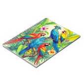 Carnet Tropical Birds Botanical Illustration (Côté gauche)