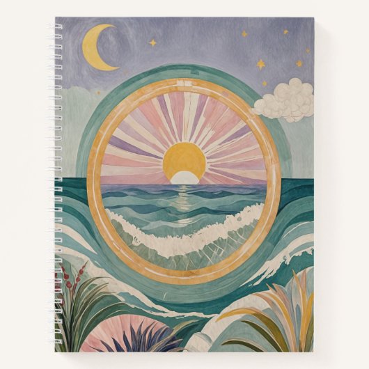 Carnet Tropical Celestial Shore (Devant)
