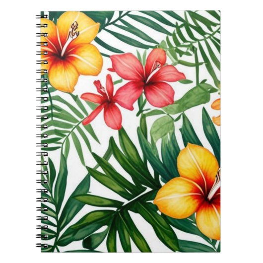 Carnet tropical de la Jungle d'Hibiscus (Devant)