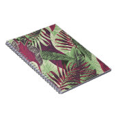 Carnet Tropical Exotic : Vert tendance sans couture (Côté Droit)
