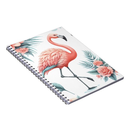 Carnet Tropical Flamingo Pair (Côté Droit)