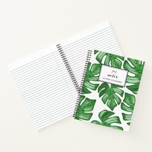 Carnet Tropical Frlit Leaf Philodendron (Intérieur)