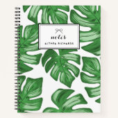 Carnet Tropical Frlit Leaf Philodendron (Devant)