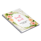 Carnet Tropical Jungle Floral Baby Shower Guest Book (Côté Droit)