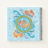 Carnet Tropical Koi Mandala | Art Zen Océan Vibrant (Dos)