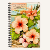 Carnet Tropical Notebook Proverbs 18:24 (Recto)