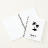 Carnet Tropical Palm Tree Personalized (Intérieur)