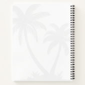 Carnet Tropical Palm Tree Personalized (Dos)