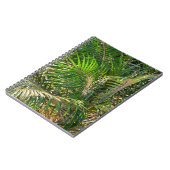 Carnet Tropique des contours de palmiers clairs du couche (Côté gauche)