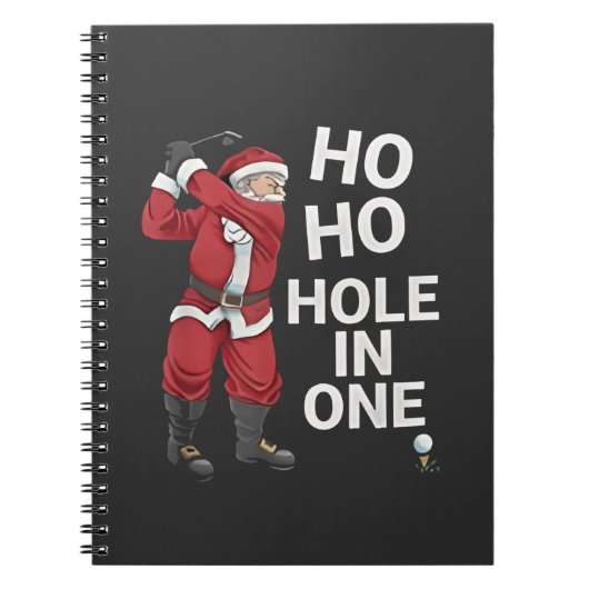 Carnet Trou en un drôle de golf Noël (Devant)