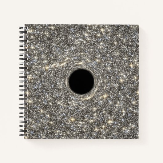 Carnet Trou Noir Supermassif Au Milieu D'Une Galaxie. (Devant)