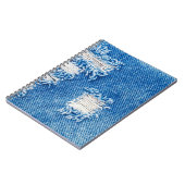 Carnet Trou sur Denim Jeans. Torn Blue je déchiré (Côté gauche)