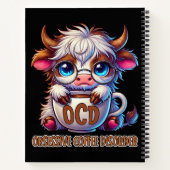 Carnet Trouble de dépendance au café obsessionnel (Dos)