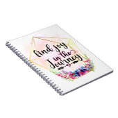 Carnet Trouvez La Joie Dans Le Voyage (Côté Droit)