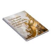 Carnet Trouvez le Bonheur dans le moment... Citation de L (Côté Droit)