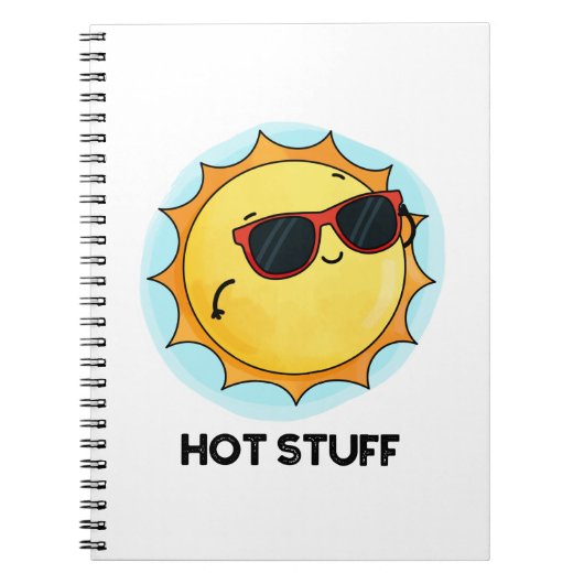 Carnet Truc Chaud Blague Soleil Jeu de mots (Devant)