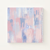 Carnet Trucs de peinture bleu et blanc Abstraits (Dos)