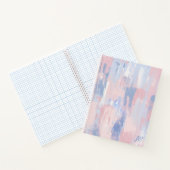 Carnet Trucs de peinture bleu et blanc Abstraits (Intérieur)