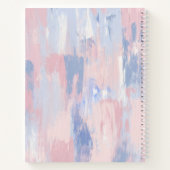 Carnet Trucs de peinture bleu et blanc Abstraits (Dos)