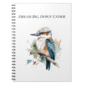 Carnet True Blue Kookaburra, custom (Devant)