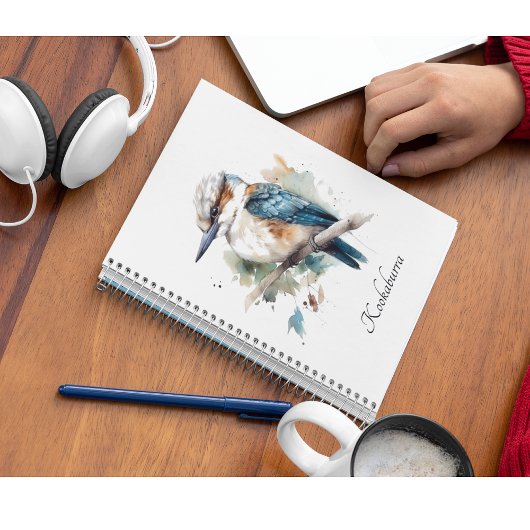 Carnet True Blue Kookaburra, personnalisé