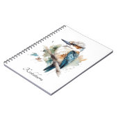 Carnet True Blue Kookaburra, personnalisé (Côté gauche)