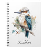 Carnet True Blue Kookaburra, personnalisé (Devant)