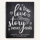 Carnet True Love Story n'arrête jamais le scrapbook de Co (Devant)