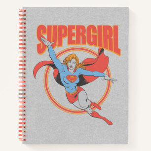 Carnet True Vintage Supergirl Flying Graphic