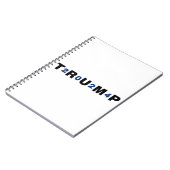 Carnet Trump 2024 bleu (Côté gauche)