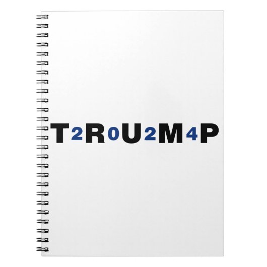 Carnet Trump 2024 bleu (Devant)