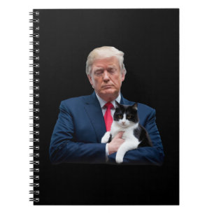 Carnet Trump 2024 Chat MAGA Drôle Chat Trump