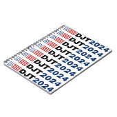 Carnet Trump 2024 DJT (Côté gauche)