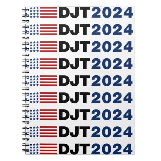 Carnet Trump 2024 DJT (Devant)