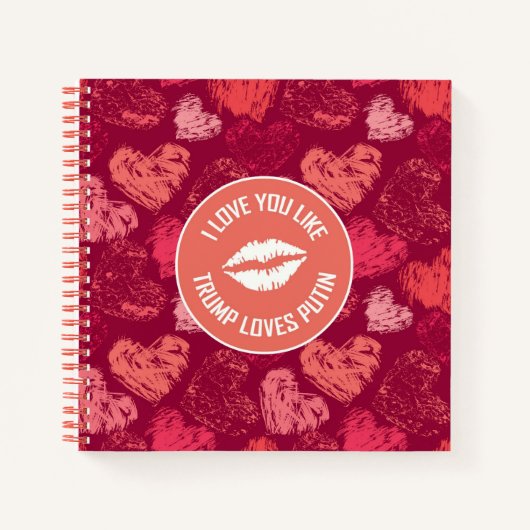 CARNET TRUMP AIME POUTINE ! (Devant)