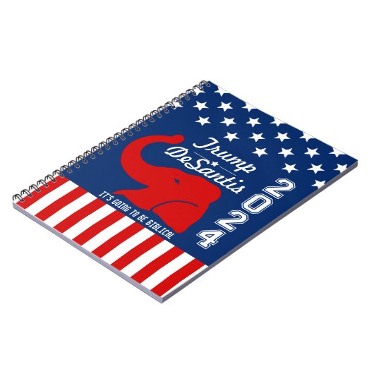 CARNET TRUMP DESANTIS 2024 BIBLICAL (Côté gauche)